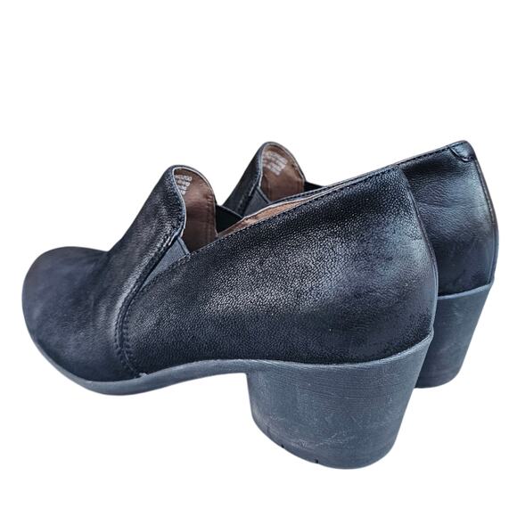 Oxford Pumps Black Nubuck Leather  Dansko Robin Size EU 37 US 6.5-7 Heeled - Picture 4 of 13